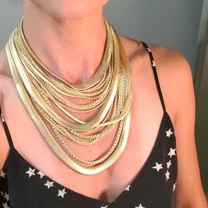 Kendra Scott Wylie multi strand gold necklace